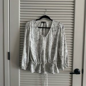 Banana Republic Dotted Blouse